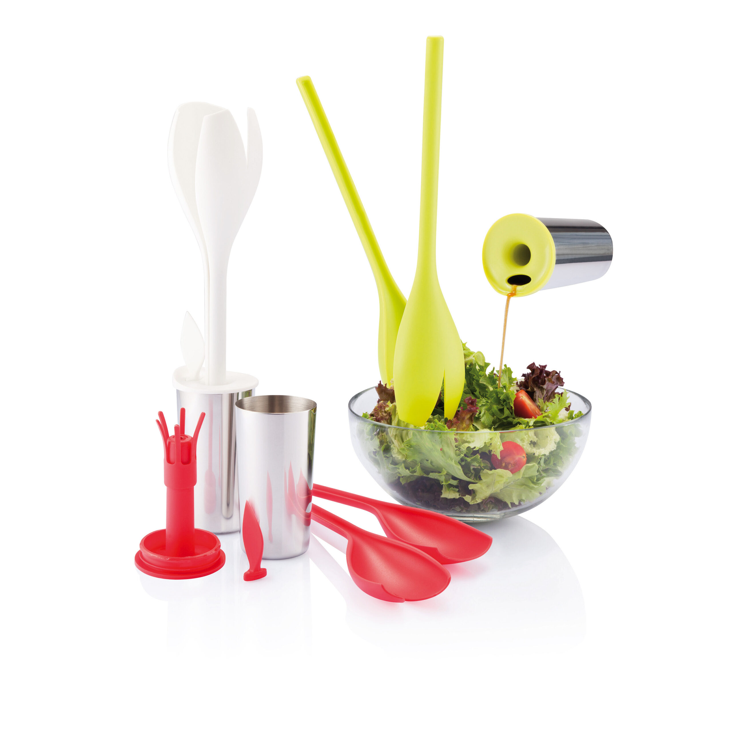 Set salată ”Tulip”- verde - imagine 11